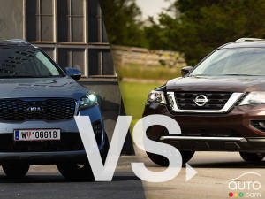 Comparaison : Kia Sorento 2019 vs Nissan Pathfinder 2019
